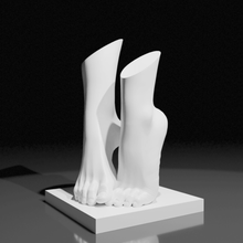 barfuß home Kunst Skulptur bare nackt Füße Fuß Innenraum Dekoration deco 3d print model - Mito3D