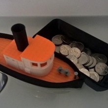 barcaça de rebocador jogo veículos tvy haste vapor ciência makeitfloat ensino médio engenharia 3d print model - Mito3D