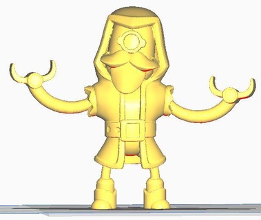 orzo rissa stella pelle mago video Giochi pezzo facile 3d print model - Mito3D