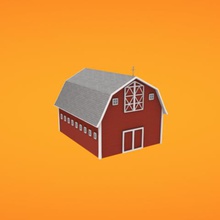barn architecture 3d print model - Mito3D