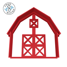 barn - farm cookie cutter fondant pig cow horse sheep pastry party celebration birthday clay 3d print model - Mito3D