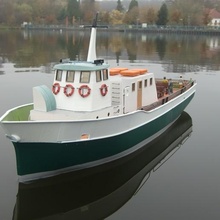 barón gourgaud rc Embarcacion modelo barco 3d print model - Mito3D