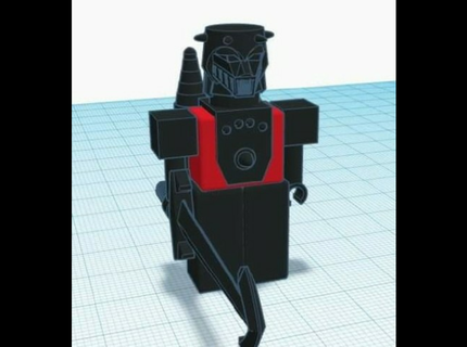 baron karza kit kreons micronauts 5mm kreon lego kre-o 3d print model - Mito3D