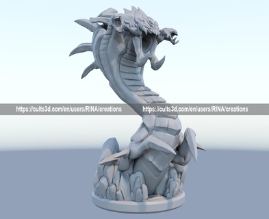 barão Nashor 3d impressão modelo liga legendas ri 3d print model - Mito3D