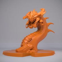 baron nashor lol oyun hayvan sanat oyuncak canavar fantezi 3d print model - Mito3D