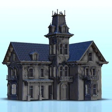baroque manor 11 - flames war bolt action empire age sigmar modern warhammer architecture house thumbnails building scenery wargame figures game land games accessories 3d print model - Mito3D
