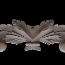 barocco ornamenti decorazione 3 architettura voluta ornamento decori gesso stucco personale arabesco cad cartiglio fregio classico arredamento modanatura 3d print model - Mito3D
