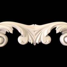 barocco ornamenti decorazione architettura voluta ornamento decori gesso stucco personale arabesco cad cartiglio fregio classico arredamento modanatura 3d print model - Mito3D