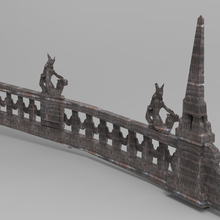 baroque escalier piliers 2 3d print model - Mito3D