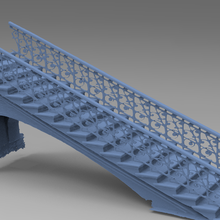 baroque escalier piliers conception 3d print model - Mito3D