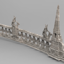 barocco scala pilastri 3d print model - Mito3D