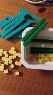 barre cube verser compter educatif cp math éducation science 3d print model - Mito3D