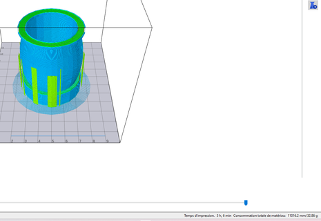barrel-style pencil cup pot barrel 3d print model - Mito3D