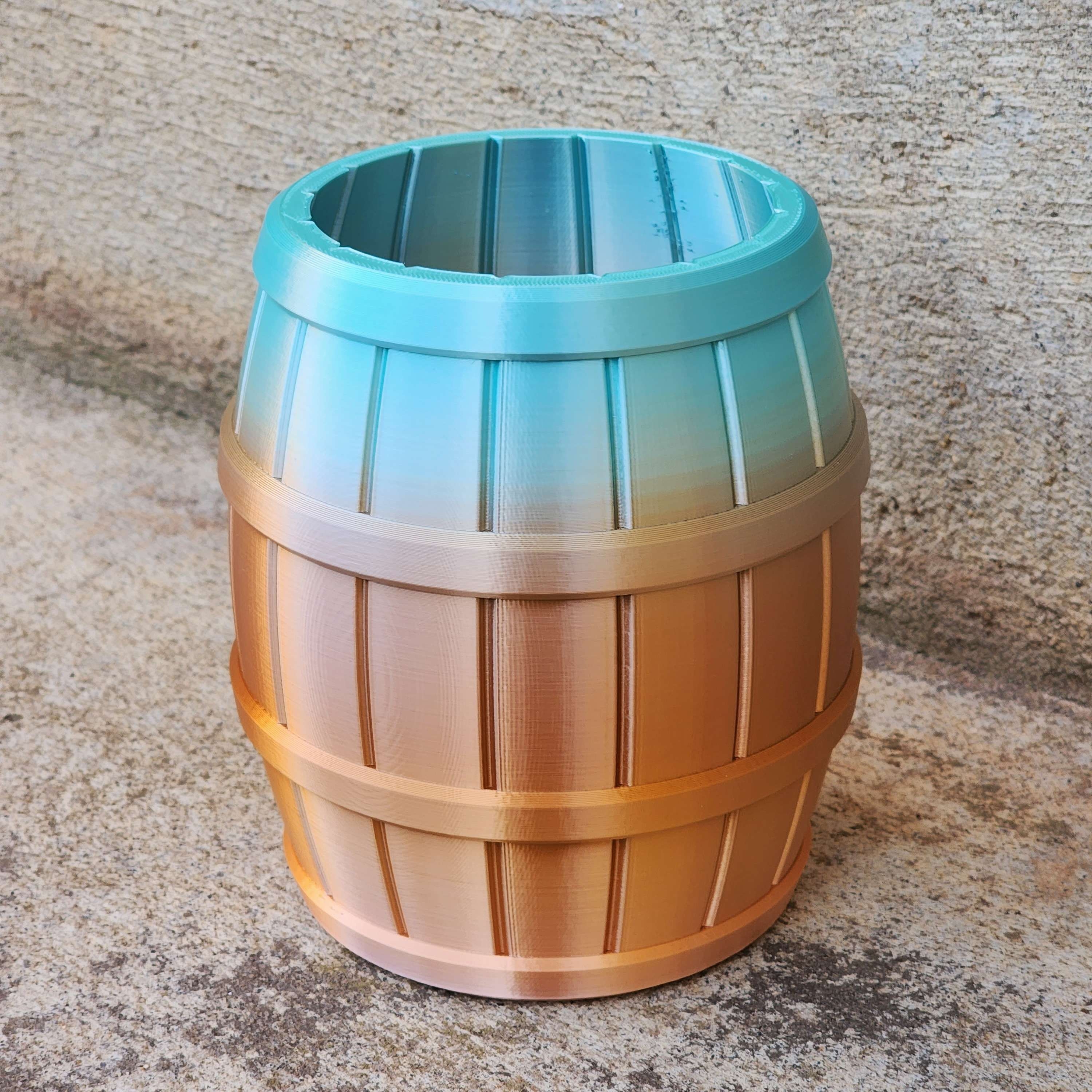 barrel jar container 3D print model - Mito3D