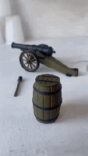 barril diorama barril juguete madera granja 3d print model - Mito3D