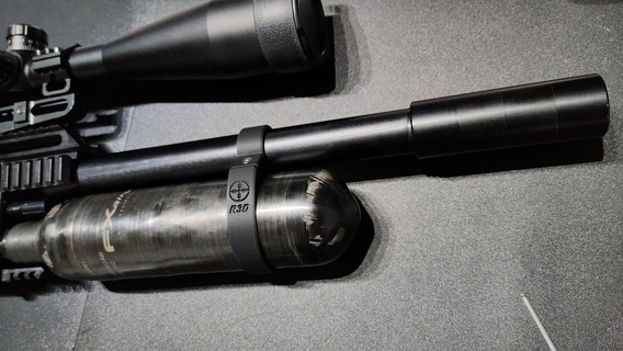 barrel band eight fx impact m3 gun rest cheeks pcp airguns harmonics 3d print model - Mito3D