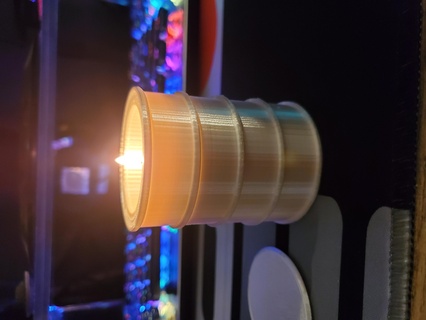 varil ateş Çay ışık Çay ışık mum mumlar Kulp destek dekor dekorasyon aydınlatma 3d print model - Mito3D