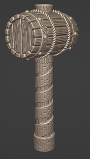 barrel hammer 3d print model - Mito3D