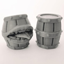 barrel mimic game dnd mini monster prop role playing rpg 3d print model - Mito3D