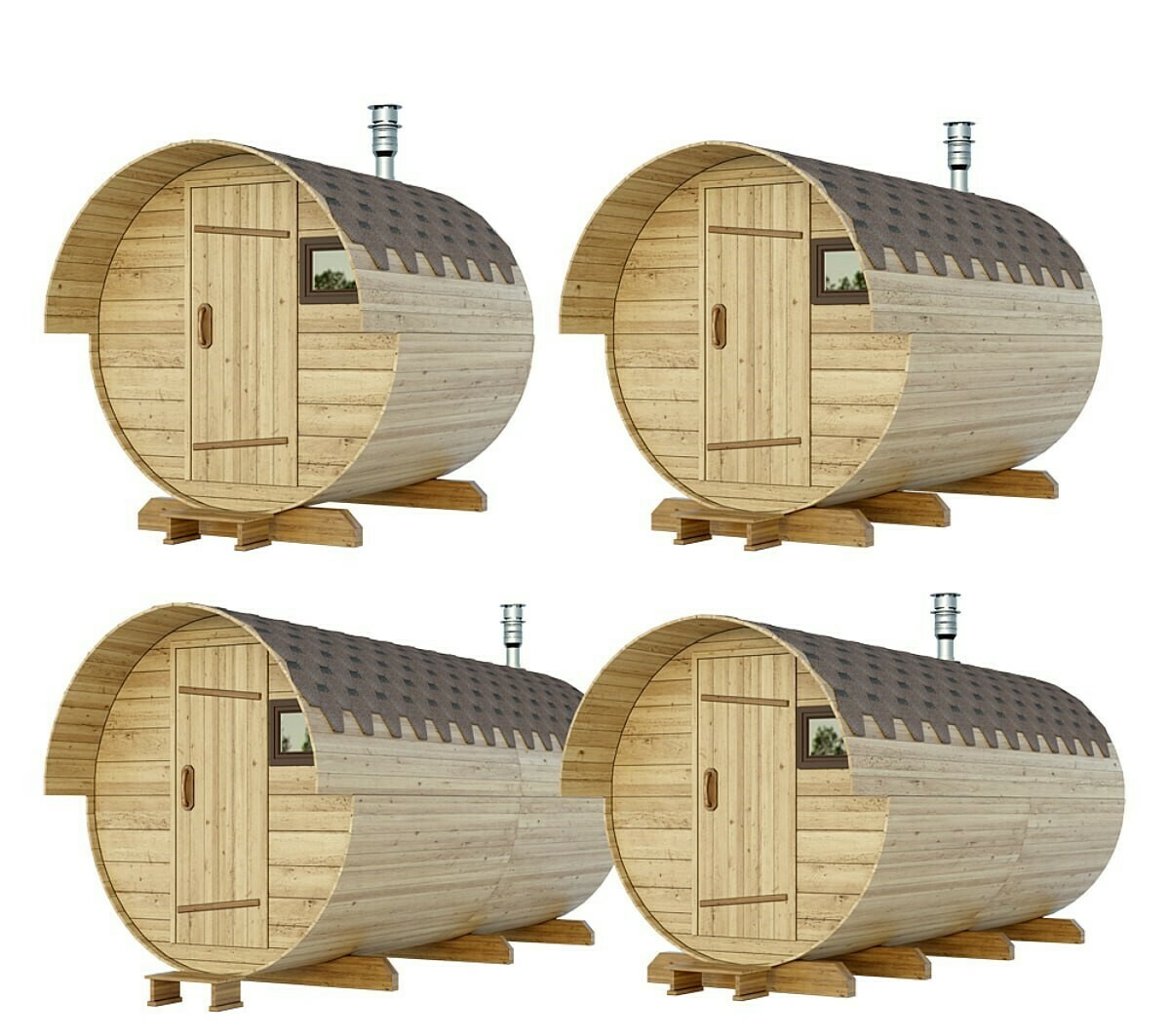 barrel sauna 3D print model - Mito3D