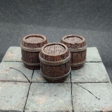 barrel scatter terrain game dnd sculpture figurines resin sla miniature toy 3d print model - Mito3D