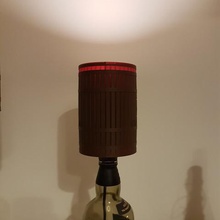 barrel style lamp shade up-cycled bottle lamps home whiskey whisky diy recycle upcycle 3d print model - Mito3D