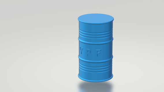 barrel ypf gas station 3d print model - Mito3D