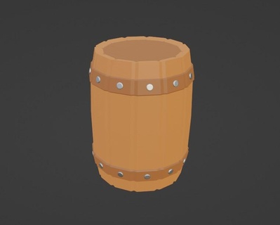 barril barril Cubeta Valde 3d print model - Mito3D