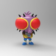 bart fly simpsons game marge lisa maggie art toy toys decorative gamer little horror house 3d print model - Mito3D