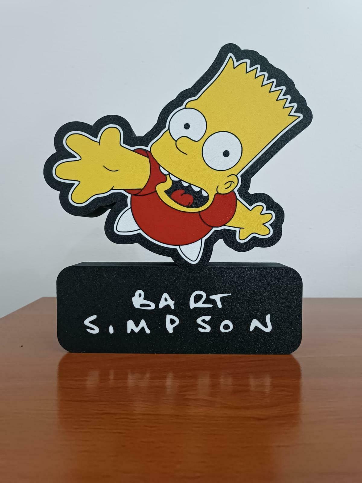 bart simpson guidato lightbox 3D print model - Mito3D