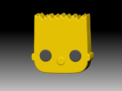 bart simpson solido shampoo muffa sapone pompa bombe bagno bathbomb stampa Bart Simpson i 3d print model - Mito3D