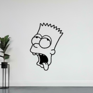 bart tired - wall decoration 3d print model - Mito3D