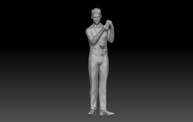 bartender boy 3 bar cocktails drink liquor tequila whiskey whisky 007 man alcohol beer food cheers drinkup wine 3d print model - Mito3D