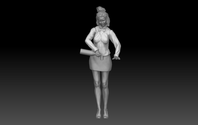 bartender girl 1 bar cocktails drink liquor tequila whiskey whisky 007 man boy alcohol beer food cheers drinkup wine 3d print model - Mito3D