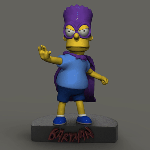 Bartman Werkzeug Bart Simpson Homer Simpsons Fernsehsendung 3d Drucken 3D print model - Mito3D