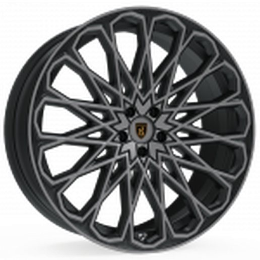 barugzai wheels majestic real rims wheel rim tire tyre model 3D print model - Mito3D