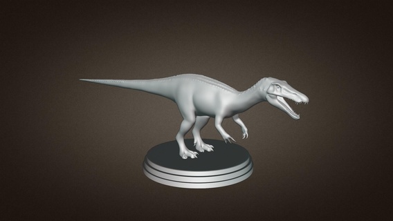 baryonyx dinosaur 3d printing toy print model toys 3d print model - Mito3D