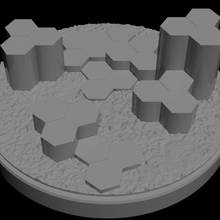 basalt base 3 3d print model - Mito3D
