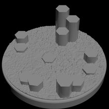 basalte base 6 3d print model - Mito3D
