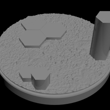 basalt base 7 3d print model - Mito3D