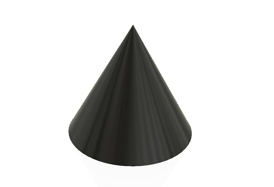 basalto cone 10cm eletrocultura cultura 3D print model - Mito3D