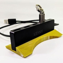 base anker USB 30 centre 3d print model - Mito3D