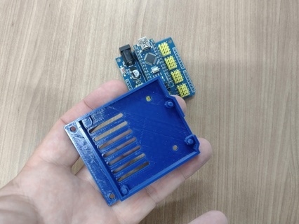 Base Fall Mantel Schild Erweiterung Arduino Nano Modell 1 3d print model - Mito3D