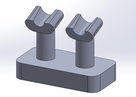 base cuidados lapices pára impresora 3d 3d print model - Mito3D