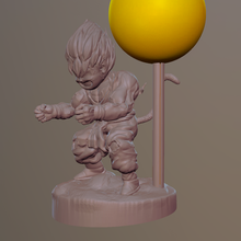 base Dragão bola Goku Ozaru criança arte dbz oozaru super anime saiyan ssj vegeta arroz 3d print model - Mito3D
