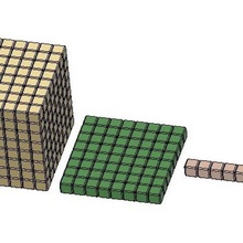 base eight blocks number sense art math 3d print model - Mito3D