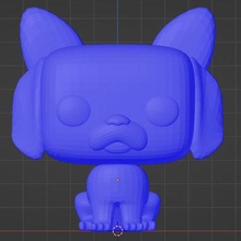 base file custom pop dog fashion funko 3d print model - Mito3D
