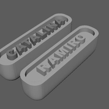 base-Schlüsselanhänger gadget base keychain 3d print model - Mito3D