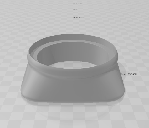 temel lito küre Lithophanie destek ayak litofani 3D print model - Mito3D