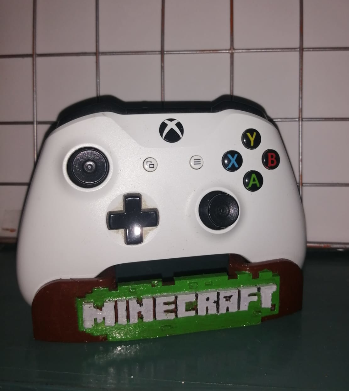 base para contrôle Xbox Minecraft 3D print model - Mito3D
